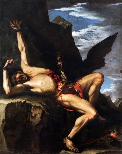 The Torture of Prometheus, c. 1647-1648 by Salvatore Rosa
