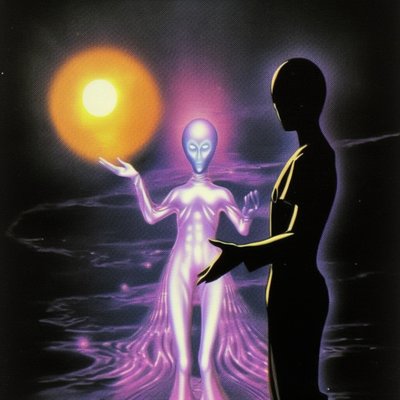 Alien Cosmic Encounter by Samantha Hearn