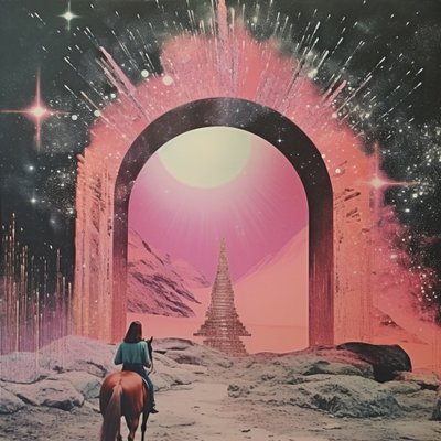 Cosmic Desert Journey by Samantha Hearn