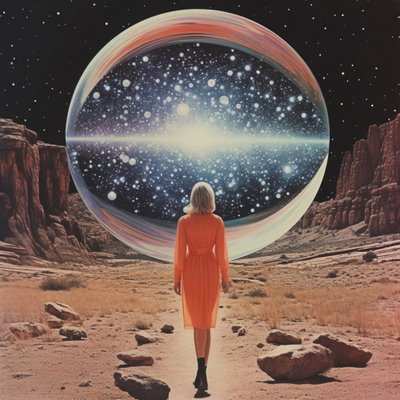 Cosmic Desert Portal by Samantha Hearn