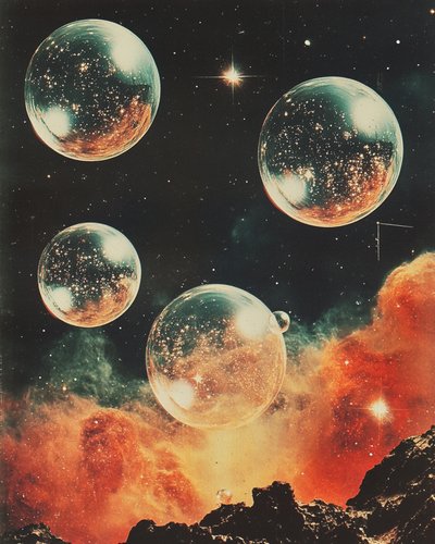 Cosmic Nebula Spheres by Samantha Hearn