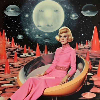 Retro Sci-Fi Woman by Samantha Hearn