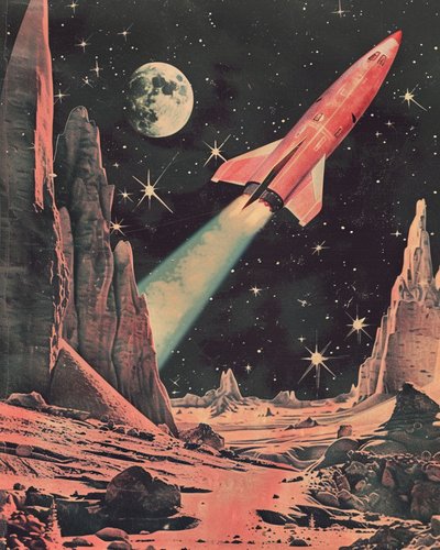 Retro Space Adventure by Samantha Hearn