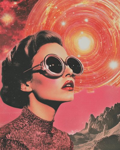 Retro Space Glamour by Samantha Hearn