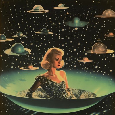 Retro Space Glamour by Samantha Hearn