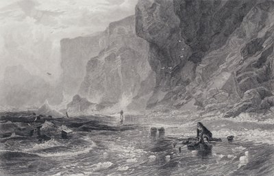 Illustration for The Pirate by Sir Walter Scott by Samuel (after) Bough