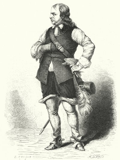 Oliver Cromwell, Lord Protector of the Commonwealth by Samuel (after) Cooper