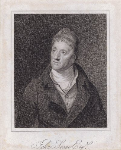 Sir John Soane, English architect and collector by Samuel (after) Drummond