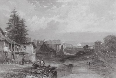 Australia: The Old Tank Stream, Sydney by Samuel (after) Prout