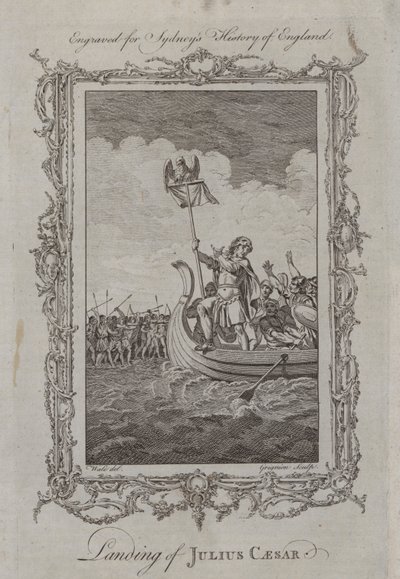 Landing of Julius Caesar by Samuel (after) Wale
