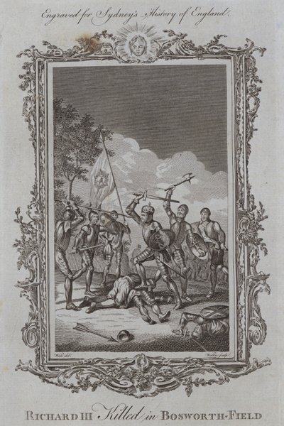Richard III Killed in Bosworth-Field by Samuel (after) Wale
