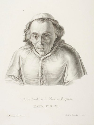 Pius VII by Samuel Amsler