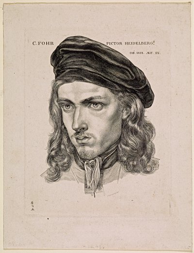 Portrait of the Painter Carl Philipp Fohr by Samuel Amsler