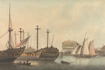 Man-of-War being Refitted by Samuel Atkins