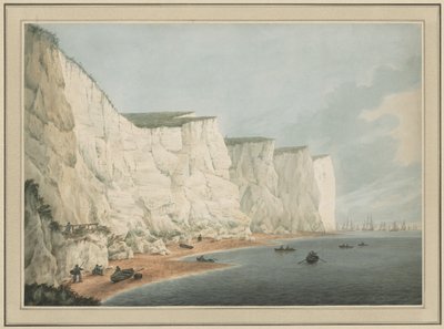 The Fleet Off the Coast, Beachy Head, c. 1790-1805 by Samuel Atkins