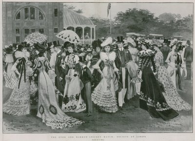 The Eton and Harrow Cricket Match: Society at Lord