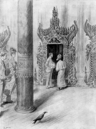 The Prince and Princess of Wales in King Theebaw