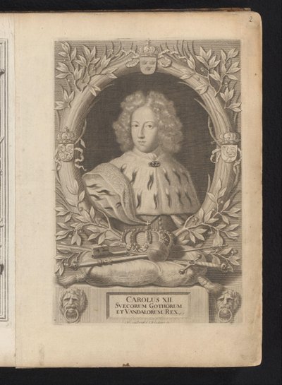 Portrait of Charles XII of Sweden by Samuel Blesendorf