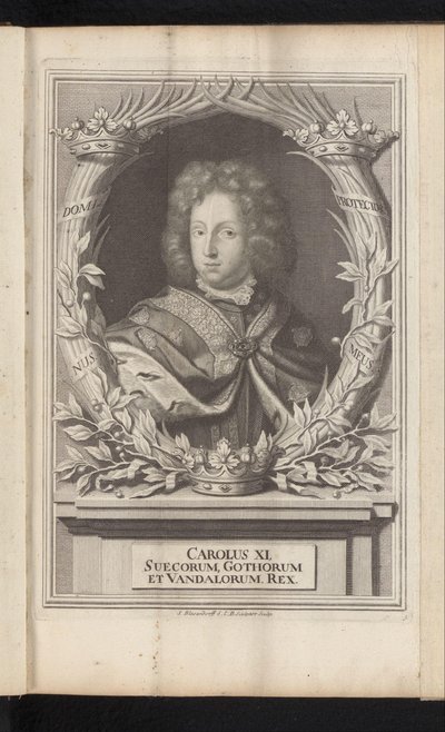 Portrait of Charles XI of Sweden by Samuel Blesendorf