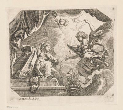 Annunciation to Mary by Samuel Bottschild