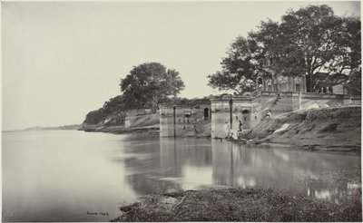 Satti Chaura Ghat in Kanpur The Suttee Chowra Ghat, the Scene of the Massacre The Suttee Chowra Ghat, Cawnpore. Scene of the Massacre by Samuel Bourne (signed by artist)