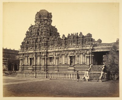 A View of the Subrahmanya Temple near the Pagoda, Tanjore by Samuel Bourne