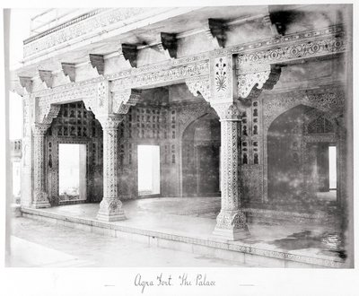 Agra Fort, The Palace by Samuel Bourne