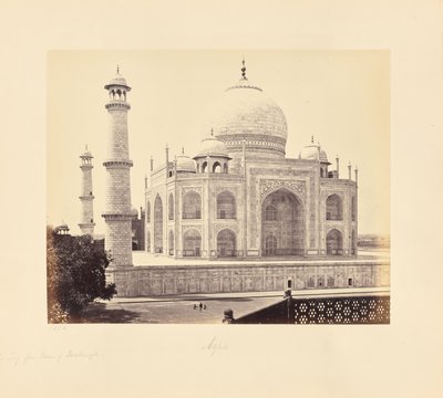 The Taj Mahal from the Corner of the Quadrangle by Samuel Bourne