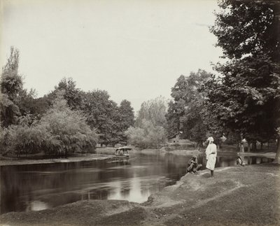 Dhul Canal below Chunar Bagh, Kashmir, c. 1865 by Samuel Bourne