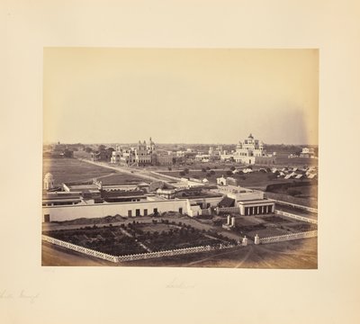 Lucknow; Chutter Manzil, etc. General View by Samuel Bourne