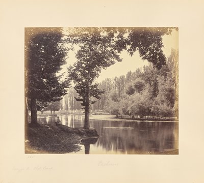 Srinagar; A View on the Canal by Samuel Bourne