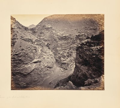 The Junction of the Spiti and Sutlej Rivers by Samuel Bourne