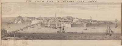 The South View of Berwick Upon Tweed by Samuel Buck