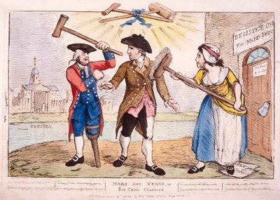 Mars and Venus, or Sir Cecil chastised by Samuel Collings