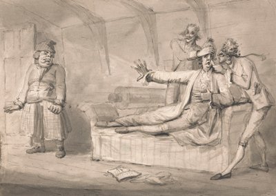 Morgan Offending the Delicate Organs of Captain Wiffle by Samuel Collings