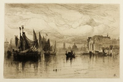 A Cloudy Day in Venice by Samuel Colman