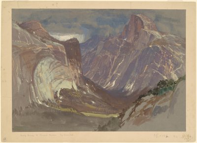 Half Dome and Royal Arches, Yosemite, from Glacier Point by Samuel Colman