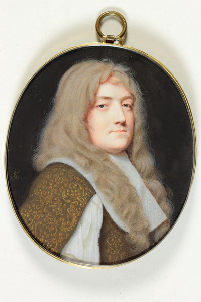 A gentleman dressed in white by Samuel Cooper