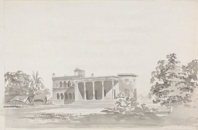 Large Building With a Colonnade by Samuel Davis
