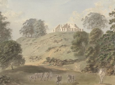 The Bungalow at Colgong, near Bhagalpur as it Appeared After it was Burnt by Samuel Davis