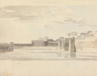 The East Gate at Tanjore (S. India) by Samuel Davis