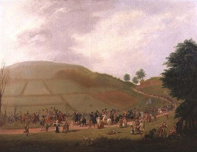 The Election Procession of Sir William Miles (1797-1878) by Samuel Griffiths Tovey