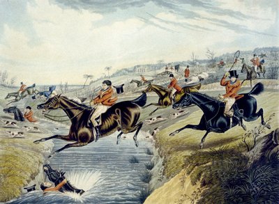 The Grand Leicestershire Fox Hunt, plate 2 (engraved by Charles Hunt) by Samuel Henry (after) Alken
