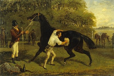 Rubbing Down by Samuel Henry Alken