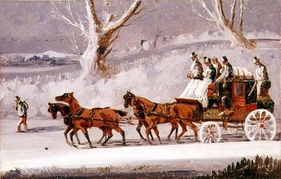 The Royal Mail in a Snow Storm by Samuel Henry Alken