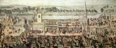 The Coronation Procession of King Edward VI in 1547 by Samuel Hieronymous Grimm