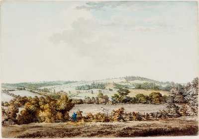 The Old House at the Grange and Barber Wood by Samuel Hieronymous Grimm