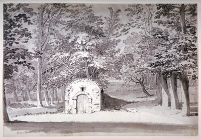 An Ice House or Conduit in Greenwich Park, London by Samuel Hieronymus Grimm