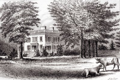 Hamilton Grange, from Old New York, Volume I, 1802 by Samuel Hollyer