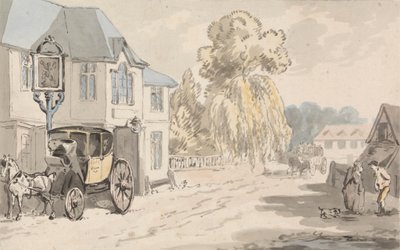 Riders Outside an Inn by Samuel Howitt